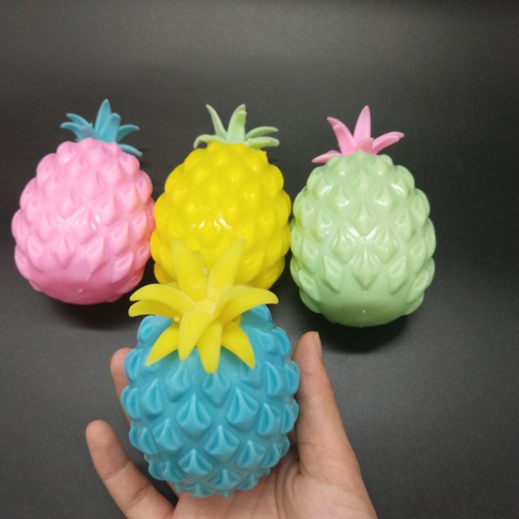 Ġugarell tal-Ġugarelli Squishy Agħfas ġugarell tal-ballun tal-ananas