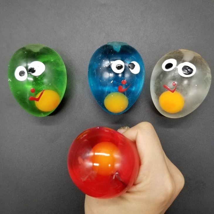 Emoji Splat Ball With Egg