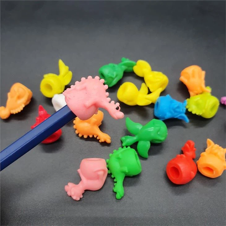 Materjal tal-PVC Dinosawru Forma tal-lapes tal-plastik Topper